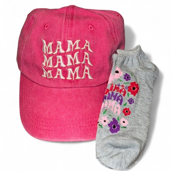 Accessories - Mama Mama Mama Baseball Ball Cap & Sock Lot - NEW